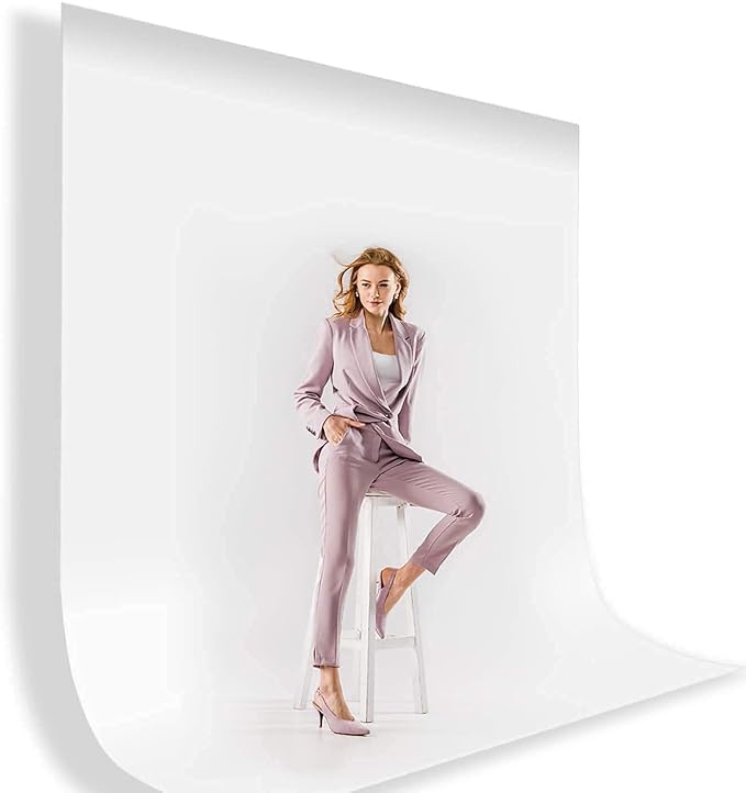 Hiffin Colorful Muslin Photography Backdrop Curtain for Studio, Photoshoot & Video Recording