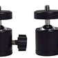 HIFFIN® 2 Pcs Combo Swivel Mini Ball Head 1/4" Screw 360 Degree Aluminum Alloy Body Rotating Swivel Mini Tripod Ball Head with 1/4" Screw...