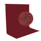 HIFFIN® 8x12ft Maroon Polyster Lekera Photo Backdrop for Photoshoot Background for Photography Screen Video Recording Picture Background Reflector