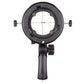 HIFFIN® Triopo Tr-05 S-Type Bowens Mount Bracket Multi Shoe for Godox V1 Flash Softbox