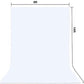 HIFFIN® White Screen Backdrop 6x10 ft with Stand 6x9FT Photography Backdrop with 1PC 6.5FT T-Shape Backdrop Stands, 4PCs Spring Clamps, 1PCs Carry Bag