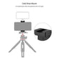 HIFFIN® VB-S700 Phone Tripod Mount with Cold Shoe Mount for Microphone LED Light with 1/4'' Tripod Screw Compatible with iPhone/Oneplus/Mi/Oppo & Other Smartphones Vlogging Accessories