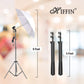 HIFFIN® E27 Studio Single Holder KIT Umbrella White + Studio Light Stand 9 FT+ Umbrella and Bulb Holder KIT Set of 1