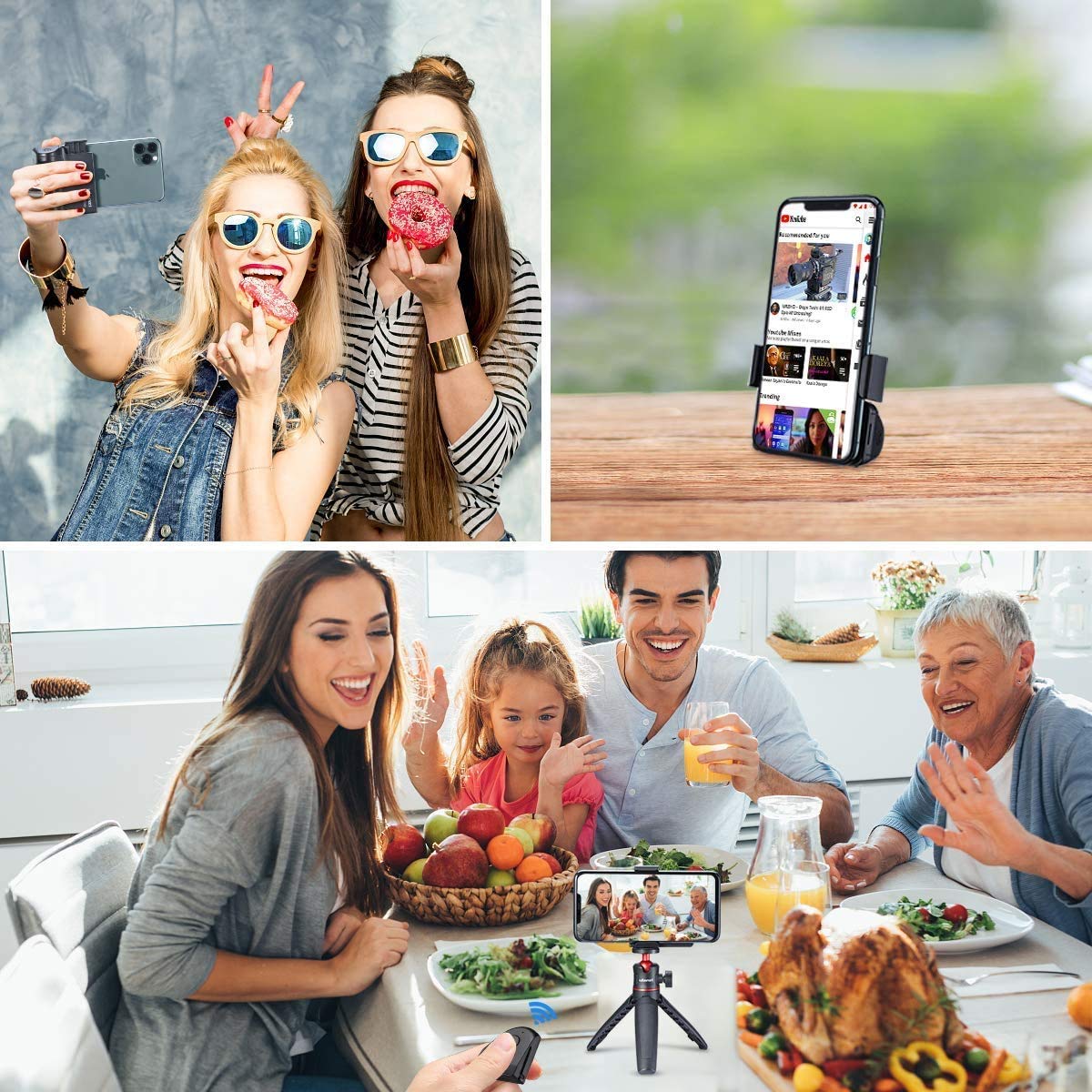ULANZI Smartphone Grip with Remote for iPhone/ Samsung/ Pixel