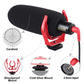 LYM-DMM2 Super Cardioid Video Recording DSLR/Camcorder/Phone Condenser Microphone for Canon Sony Nikon