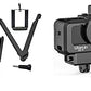 HIFFIN® Combo for GO PRO 9 3-Way Monopod Grip Arm Tripod Foldable Selfie Stick with Housing Cage for Go pro 9, Ulanzi G9-4 Housing Cage Protective Case...
