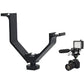 HIFFIN® V-Bracket 5"/12.5cm V-Shape Triple 3 Universal Cold Shoe Hot Shoe Mount Bracket for DSLR Camera with LED Video Light Microphone Monitor...