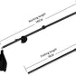 HIFFIN® E27 3 Point Studio Single Holder KIT Umbrella White + Studio Light Stand 9 FT+ Umbrella and Bulb Holder KIT Mark III | 3 Single Holder | 3 Light Stand 9ft | 3 Umbrella (WOB)
