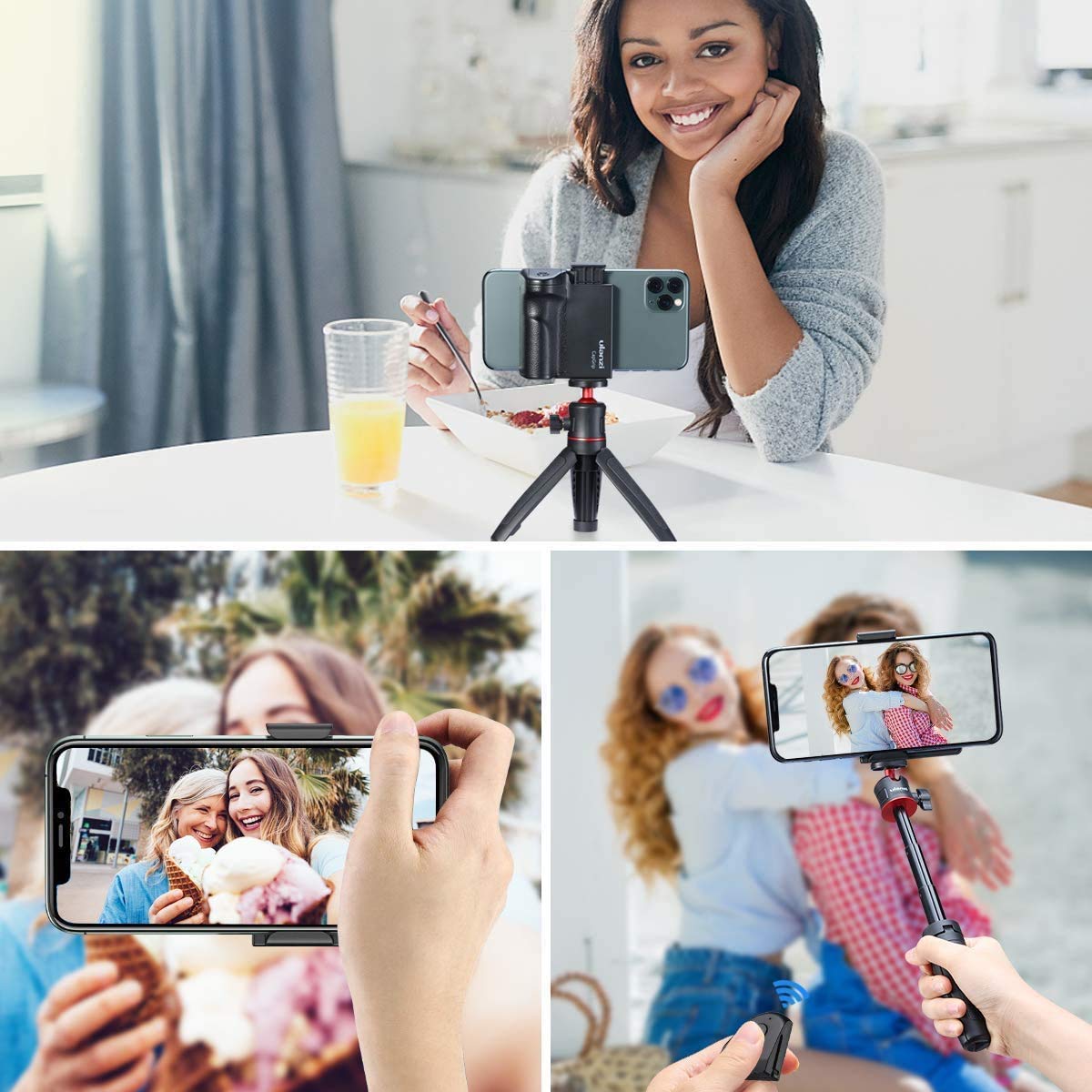 ULANZI Smartphone Grip with Remote for iPhone/ Samsung/ Pixel