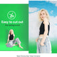 HIFFIN® 8 x 12 FT 3 PCS | Black | White | Green LEKERA Backdrop Photo Light Studio Photography Background