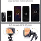 HIFFIN® 360 Degree Rotation Mini Tripod Support Stand for DSLR and Smartphones - Foldable Shockproof Lightweight Bracket for Mobile Phones/DSLRs. (Tripod Support 7 + 3 inches with Holder)