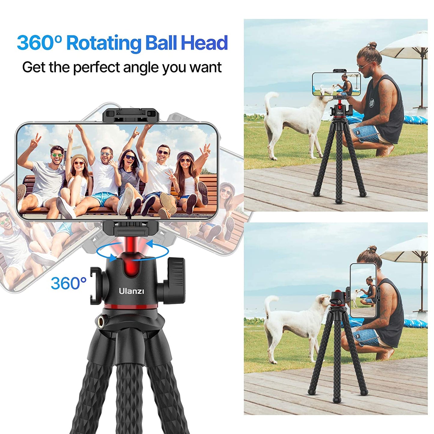 Ulanzi "MT-33 Flexible Mini Tripod with 1/4" Screw for Magic Arm"