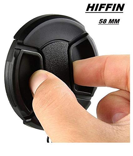 HIFFIN® 49MM Snap-On Front Lens Cap/Cover for Canon, Nikon, Sony, Pentax All DSLR Lenses