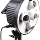 HIFFIN® 5 in 1 E27 Combo Photo Studio Bulb Holder Base Socket Lamp Bulb Holder Adapter for Photo Video Studio Softbox Video Light - Black