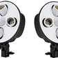 HIFFIN® 5 in 1 E27 Combo Photo Studio Bulb Holder Base Socket Lamp Bulb Holder Adapter for Photo Video Studio Softbox Video Light - Black
