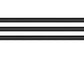 HIFFIN® Curtain Rods with Conversion Adapter Convert The Light Stand into a Background System 3 Feet Each Rod 3 Pcs Set (Curtain Rods with Conversion Adapter)