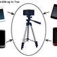HIFFIN® A E P Universal Mobile and Small Size Camera and Selfie Stick Holder Tripod Attachment (Black)