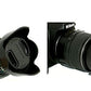 HIFFIN 62mm Flower Lens Hood Screw Mount for Canon Nikon Sony Olympus Pentax & All Other Digital SLR Cameras (62mm Flower Lens Hood)