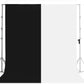 HIFFIN® 8 x 12 FT White | Black | LEKERA Backdrop Photo Light Studio Photography Background with 3 pcs Backdrop Support Spring Clamp 4.3"/11cm.