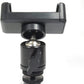 HIFFIN® Locking Ball Head with Phone Holder and Hot Shoe Adapter Set for use with DLSR or Tripod. Easily Attach Phone Mount w/Ball Head, or Other 1/4"-20 Parts. (Ball Head Phone Set)