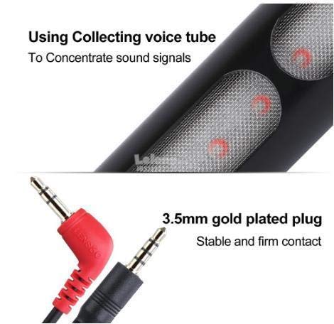 LYM-DMM2 Super Cardioid Video Recording DSLR/Camcorder/Phone Condenser Microphone for Canon Sony Nikon