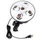 HIFFIN® Set Photography Equipment Kit 50cmx70cm Softbox with 5 in 1 E27 Photo Studio Bulb Holder Base Socket Lamp Bulb Holder Adapter for Photo Video...