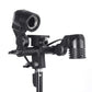 HIFFIN® Branded E27 Double Light Combo Socket with Light Stand Swivel Mount & Umbrella Holder for Photography, Film, & Video Studio