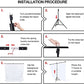 HIFFIN® White Screen Backdrop 6x10 ft with Stand  6x9FT Photography Backdrop with 1PC 6.5FT T-Shape Backdrop Stands, 2PCs Spring Clamps, 1PCs Carry Bag