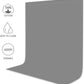 HIFFIN® 8x12 ft Gray|Green|Black Screen, Photography Backdrop Background with 2 Clip, Chromakey Panel for Photo Backdrop Video Studio, Muslin Background Screen