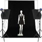 HIFFIN® Black Backdrop Photo Backgound - 6x10 FT Photography Backdrop for Photoshoot Black Background Screen for Video Recording Picture Shooting