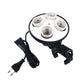 Hiffin Brand 4 in 1 E27 Photo Studio Bulb Holder Base Socket Lamp Bulb Holder Adapter for Photo Video Studio Soft Box Video Light - Black(Pack of 2 PCS)