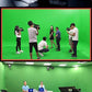 Hiffin Green Backdrop Background 203.2MM X 304.8MM (8x12 Ft) for Studio - Camera Accessory Set of 3