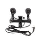 HIFFIN® Branded E27 Double Light Combo Socket with Light Stand Swivel Mount & Umbrella Holder for Photography, Film, & Video Studio