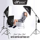 HIFFIN® PRO HD 5 Soft Led Video Light Softbox Kit | 3 Point Lighting | Stand | for YouTube Shooting,Videography, Product Photography, Continuous Studio Lights, Key Fill and Back Light