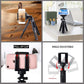 HIFFIN® 360 Degree Rotation Mini Tripod Support Stand for DSLR and Smartphones - Foldable Shockproof Lightweight Bracket for Mobile Phones/DSLRs. (Tripod Support 7 + 3 inches with Holder)