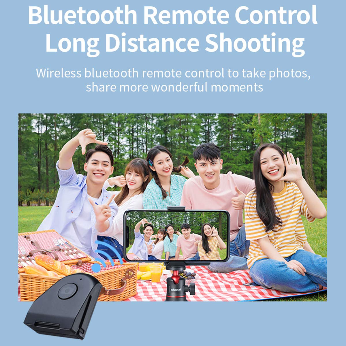 ULANZI Smartphone Grip with Remote for iPhone/ Samsung/ Pixel