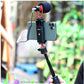 ULANZI ST-07 Phone Tripod Mount with Cold Shoe Mount for Microphone LED Video Light 1/4'' Tripod Screw for All Smartphone Vlog Vlogging