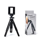 HIFFIN® 360 Degree Rotation Mini Tripod Support Stand for DSLR and Smartphones - Foldable Shockproof Lightweight Bracket for Mobile Phones/DSLRs. (Tripod Support 7 + 3 inches with Holder)