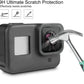 HIFFIN® Action Pro 9H Tempered Glass Film Screen Guard LCD Lens Protector Compatible with GoPro Hero 8 (Pack of 2)