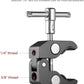 HIFFIN Super Clamp(2 Pack) Magic Arm Clamp for Ronin, Camera Monitor, LED Light