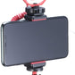 ULANZI ST-07 Phone Tripod Mount with Cold Shoe Mount for Microphone LED Video Light 1/4'' Tripod Screw for All Smartphone Vlog Vlogging