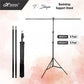 HIFFIN® White Screen Backdrop 8x12 ft with 9 ft Stand - 3 Packs 6x9 ft Photography Backdrop with 2 Pcs Spring Clamps, 1PCs Carry Bag (T Shape Kit C2 C1 W & Double Holder Kit M2)