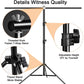 HIFFIN® Black Screen Backdrop 6x10 ft with Stand 6x9FT Photography Backdrop with 1PC 6.5FT T-Shape Backdrop Stands, 2PCs Spring Clamps, 1PCs Carry Bag