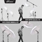 HIFFIN® E27 4 Point Studio Holder Kit Umbrella White + Studio Light Stand 9 FT Bulb Holder KIT Mark IIII | 4 Triple Holder | 4 Light Stand 9ft | 4 Umbrella | 12 x 20 W LED Bulb | 1 Boom | 1 Bag