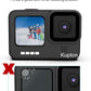 HIFFIN® Tempered Glass Screen Protector for GoPro Hero 9 Action Camera (Transparent) Edge to Edge Full Screen Coverage, Complete Set of 3 Glass