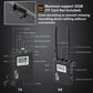 Wireless Lavalier Microphone System, LENSGO LWM-338C 99-Channel UHF Full Metal Professional Omnidirectional Wireless Lapel Mic for Canon Nikon DSLR Camera Smartphone Camcorder Video Recording (RX+TX)
