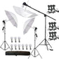 HIFFIN E27 3 Point Studio Triple Holder Kit Umbrella White + Studio Light Stand 2.7432M (9 FT) Bulb Holder KIT Mark III | 3 Triple Holder | 3 Light Stand 9ft | 3 Umbrella | 9 20 W LED Bulb | 1 Boom | 1 Bag