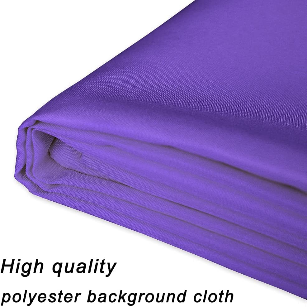 HIFFIN® Purple 6X9FT Professional Backdrop for Background Photography Background Stand for Photo Light Studio Accurate Size 6x9ft
