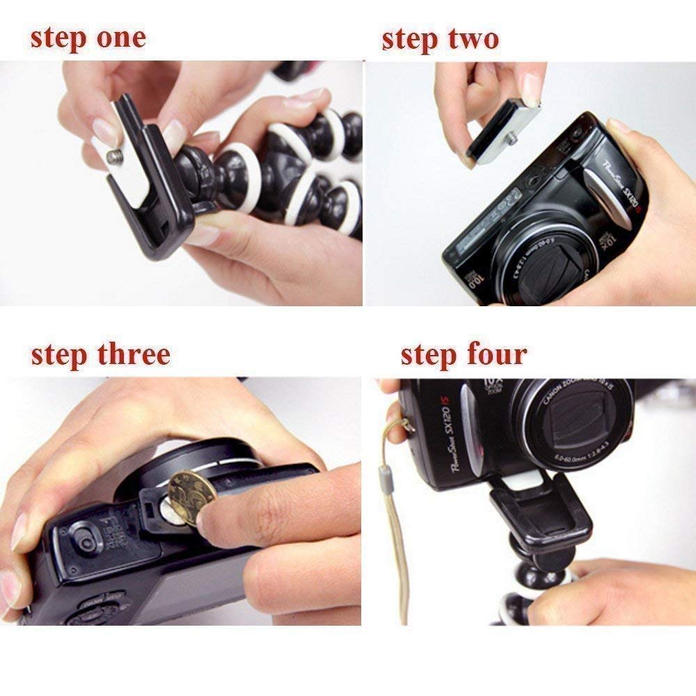 HIFFIN® Gorilla Tripod/Mini Tripod 10+3 inch for Mobile Phone with Holder for Mobile, Flexible Gorilla Stand for DSLR & Action Cameras