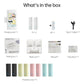 LENSGO 518C Wireless Microphone Portable Audio Video Recording Mini Lavalier Mic for iPhone Android Phone for Interview Live